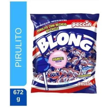 Imagem de Pirulito Blong Blue Gigante C/24 unids - 672g - Peccin