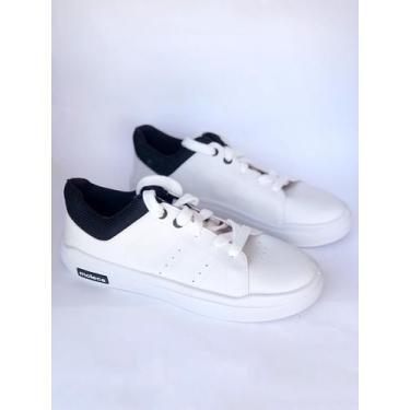 Imagem de Tênis Preto/Pink/Branco Napa Moleca, Preto