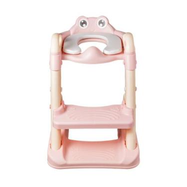 Imagem de Escada Infantil Sanitária Rosa - Importado