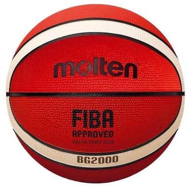 Imagem de Bola de Basquete Molten B7G2000 Basketball Rubber Cover FIBA Approved,
