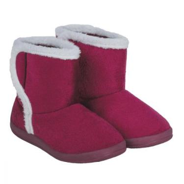 Imagem de Bota Infantil / Juvenil Bordo Pantufa 29/30 Botinha Peluciada - Stuf