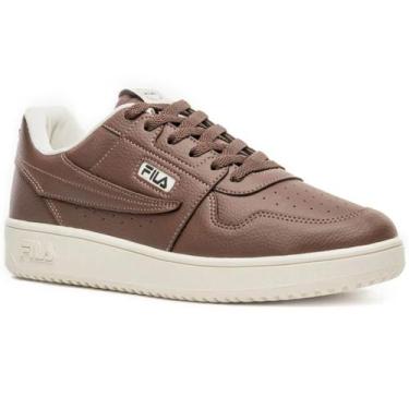 Imagem de Tênis Couro Fila Acd Classic Masculino - Marrom, 40