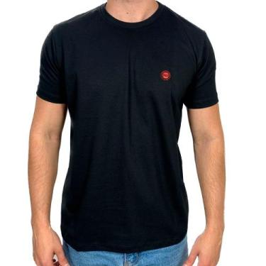 Imagem de Camiseta Masculina Basica Preta Dawson New, Preto, XG