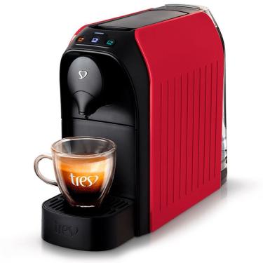 Imagem de Cafeteira de Cápsulas 3 Corações G5 Passione Vermelha Reservatório 0,6L Compacta Eficiente 220V