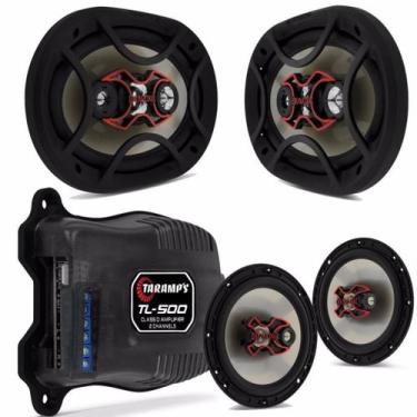Imagem de Kit 4 Alto Falante Bravox 6X9 + 6 Pol + Modulo Tl500 Taramps