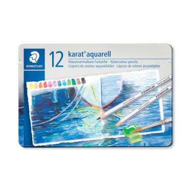 Imagem de Lápis de Cor Aquarelável Staedtler Karat 12 Cores
