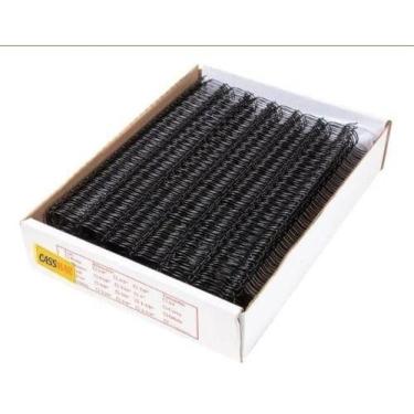 Imagem de Wire-o Para Encadernação 2x1 A4 Preto 5/8 Para 120 Fls 25un  - CASSMAR