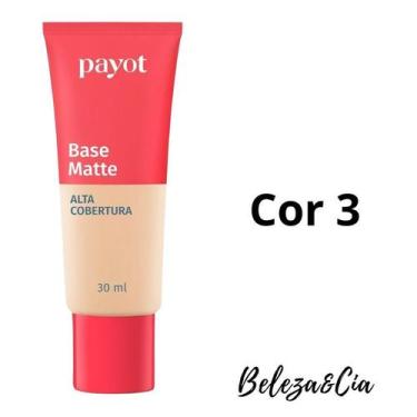 Imagem de Base Matte Alta Cobertura Payot 30ml, 03