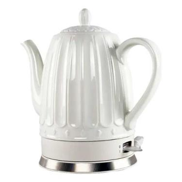 Imagem de Chaleira Elétrica em Porcelana Elegance Branco 127V 1,5 Litro - Tuut, 