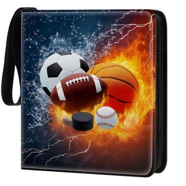 Imagem de Fichário para Cartas RCZCORN 900 Bolsos 50 Capas Impermeável