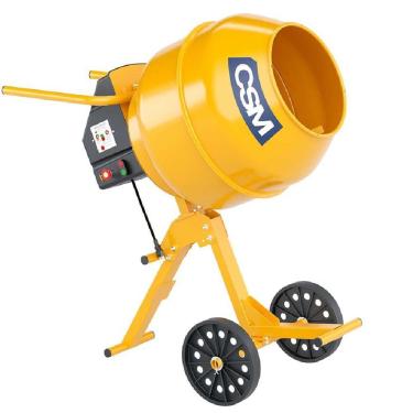 Imagem de Betoneira Smart Compacta Monofásica 2 em 1 220V 130L Baixo Ruído Cavalete e Carrinho CSM Acessórios