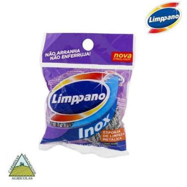 Imagem de Esponja de aco inox ideal para limpeza pesada de panelas limppano - LI