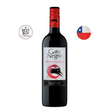 Imagem de Vinho Tinto Chileno Gato Negro Cabernet Sauvignon - Viña San Pedro