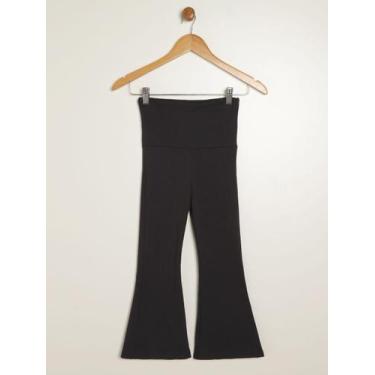 Imagem de Calça Molecotton Flare Kid+ Infantil Para Menina - PRETO - KID +, Pret