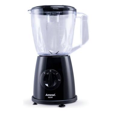 Imagem de Liquidificador Amvox Alq 600 Black 600w Copo 1,8l Inverse, 110V