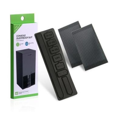 Imagem de Kit Anti Poeira Compatível Com Xbox Series X Tampa de Silicone Proteto