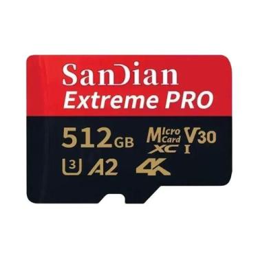 Imagem de Cartão Micro SD De Alta Velocidade 256GB UHS-1 Classe 10 Para Armazena