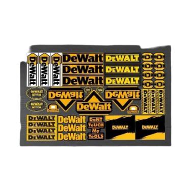 Imagem de Adesivos para Capacete DeWalt, Decalque de Logo, Adesivo de Motociclet