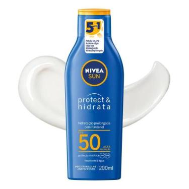 Imagem de NIVEA SUN Protetor Solar Protect & Hidrata FPS 50 200ml, BBB - Congrat