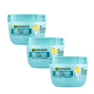 Imagem de Kit 3un Hidratante Facial Antiacne Salicílico 85g - Garnier