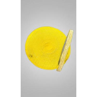 Imagem de Roda de Sisal Amarela para Polimento 300mm - Congratulations Store