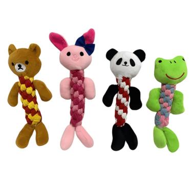 Imagem de Brinquedo Pet Fluffie com Pelúcia e Corda 44g
