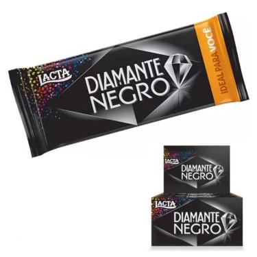 Imagem de Kit Com 17 Barras Chocolate Diamante Negro Lacta 90G