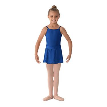 Imagem de Saia Mirella Girls Mirella Girl's Georgette Mock Wrap, Royal, Large