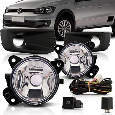 Imagem de Kit Farol de Milha Vw Saveiro Trend Tropper G6 2013 em diante com Grade