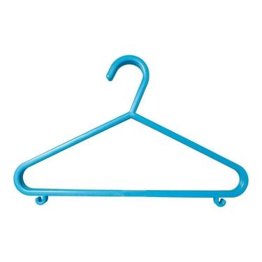 Imagem de Kit 06 Cabides Infantil Azul Clingo C0047