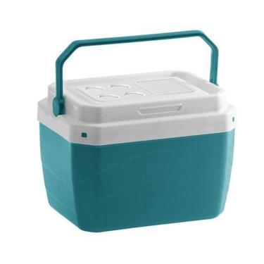 Imagem de Caixa Termica De Plastico Verde 40L 50,5X41X37Cm
