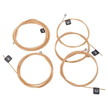 Imagem de Corda para baixo de 5 cordas, corda de baixo profissional de metal fácil de dobrar para tocar