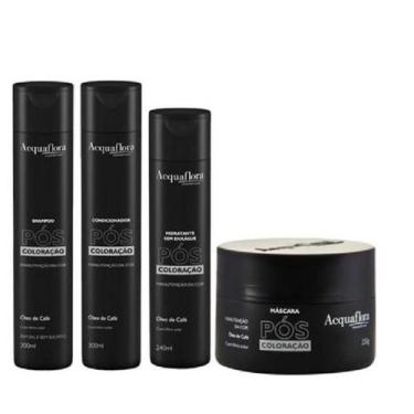 Imagem de Acquaflora Pós-Coloração Shampoo+Condicionador 300ml+Mascara 250ml+Hid