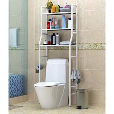Imagem de RACK ESTANTE PARA BANHEIRO ORGANIZADOR METÃLICO BRANCO