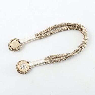 Imagem de Corda de cortina simples fivela magnética cortina sem perfuração, fivela magnética, acessórios de corda, prendedores de cortina, suportes de cortina, t6, 2 peças