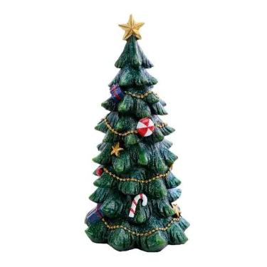 Imagem de Arvore Decorativa Natal de Resina Verde c/Estrela 24cm