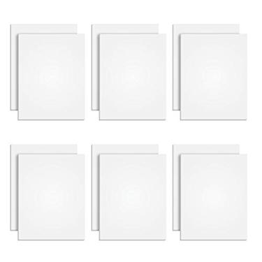 Imagem de TOPS Blocos de anotações The Legal Pad Plus, parte superior com cola, 21 x 28 cm, branco, 50 folhas, pacote com 12 (71520)