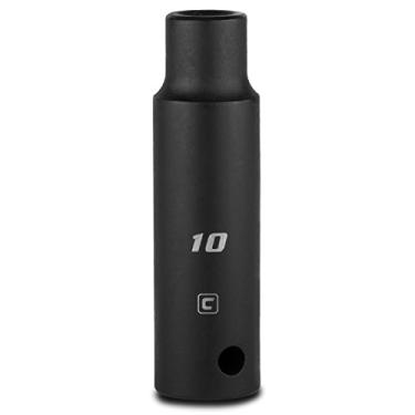 Imagem de (10 mm) - Capri Tools 10 mm Deep Impact Socket, 1/2-Inch Drive, 6-Point, Metric
