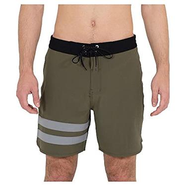 Imagem de Hurley Men's Phantom+ Block Party 2.0 Solid 18 in. Boardshorts Deep Royal Blue 33