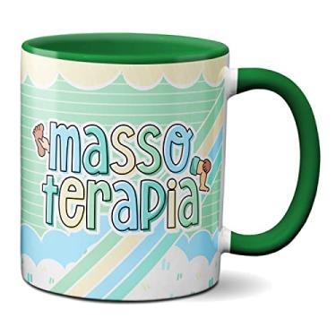 Imagem de Caneca Massoterapeuta Profissão Presente Massoterapia (Verde)