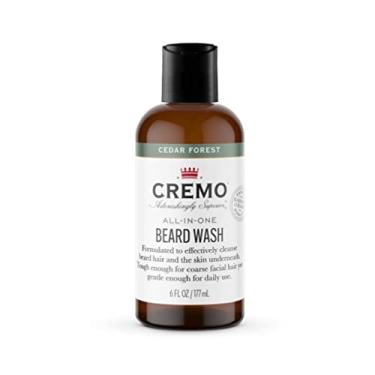 Imagem de Cremo Sabonete de barba e rosto tudo em um Cedar Forest, projetado especificamente para limpar pelos faciais grossos, 15 ml