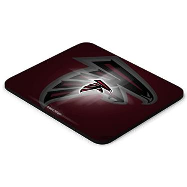 Imagem de Mouse pad para jogos, mousepad de futebol esportivo com base de borracha antiderrapante para computador laptop tapete de jogo de mesa, presente de fãs design vermelho branco