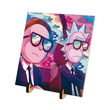Imagem de Azulejo 15x15 com pézinho CN Rick and Morty