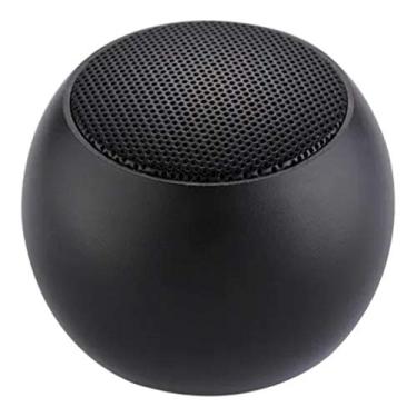 Imagem de 1 Caixinha Som Preto Bluetooth Tws Metal Amplificada Mini Speaker