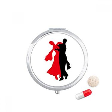 Imagem de Dançarino Social Dancing Duet Dance Pill Case Pocket Medicine Storage Box Dispenser Recipiente