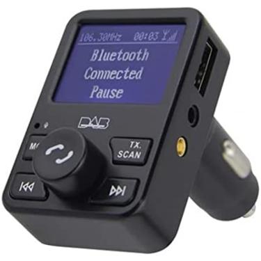 Imagem de 5V USB Para Carro DAB/DAB+ Adaptador De Rádio Compatível Com Bluetooth Leitor De MP3 Digital Receptor De Música FM Universal Acessórios Para Carro,Preto,Pleasant63