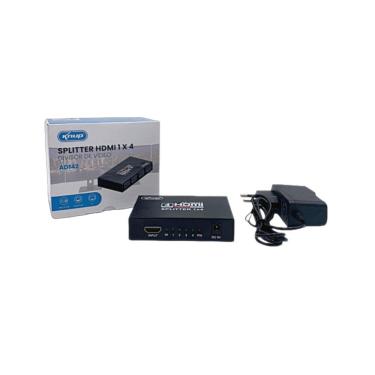 Imagem de Splitter Distribuidor Hdmi 1x4 3d Divisor Full Hd 1.4 1080p