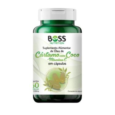 Imagem de Óleo De Cártamo E Coco 1000 Mg 60 Cápsulas - Boss Nutrition Suplemento