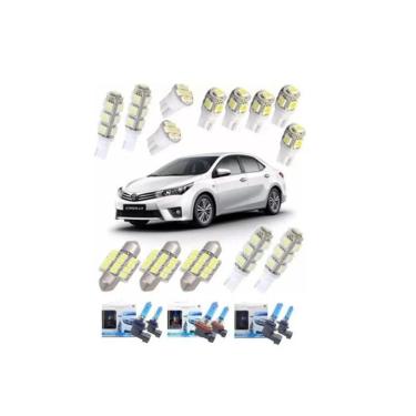 Imagem de Kit Lâmpada Super Branca + Led Corolla 2018 2019 Tech One
