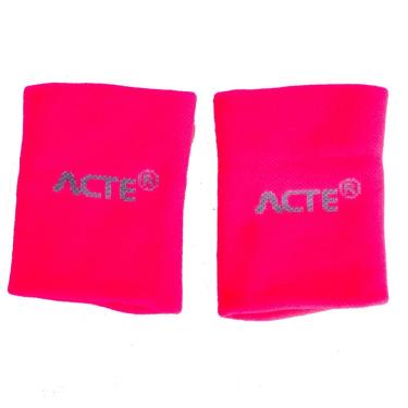 Imagem de Acte, Munhequeira P 8x8 F8-R - Rosa e Cinza